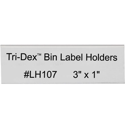 3 x 1" Tri-Dex<span class='tm'>™</span> Bin Label Holders