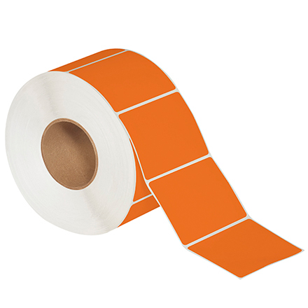 4 x 3" Orange Direct Thermal Labels